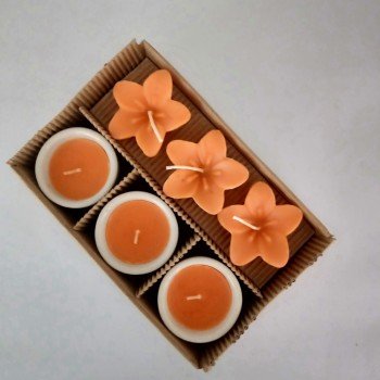 Gift Set-1: Ceramic and Floater Candle Set