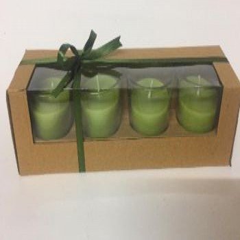 Gift Set-17: Scented Glass Votive Candles Set