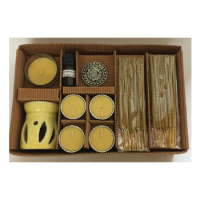 Gift Set-10: Aroma oil, incense and tea light candle set